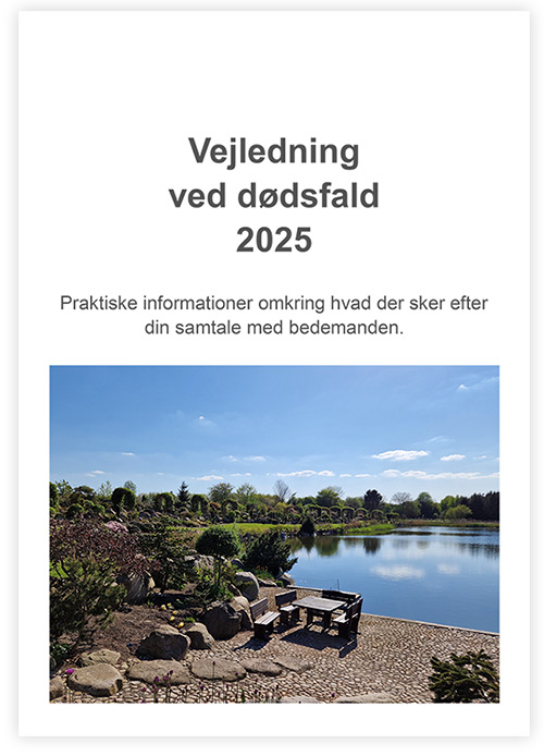 Vejledning ved dødsfald. Gældende for 2025.